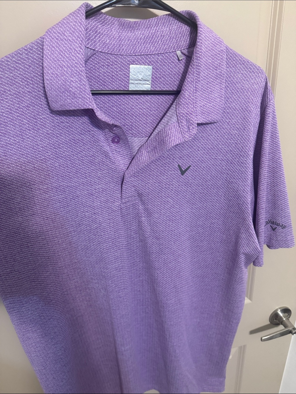Callaway Men’s Polo Shirt in Light Purple